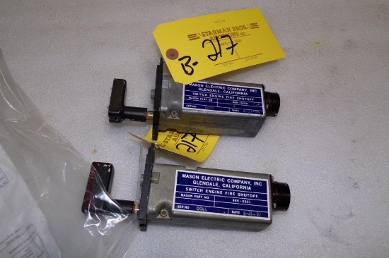 G4 ENGINE FIRE SHUT-OFF SWITCH 989-0521 & 0520