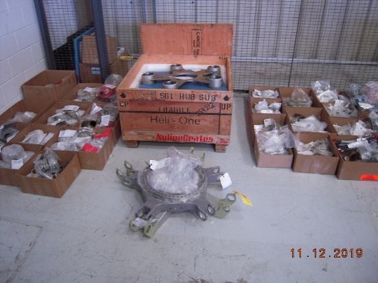 S61 DISASSEMBLED SWASHPLATE & M/R HUB INV