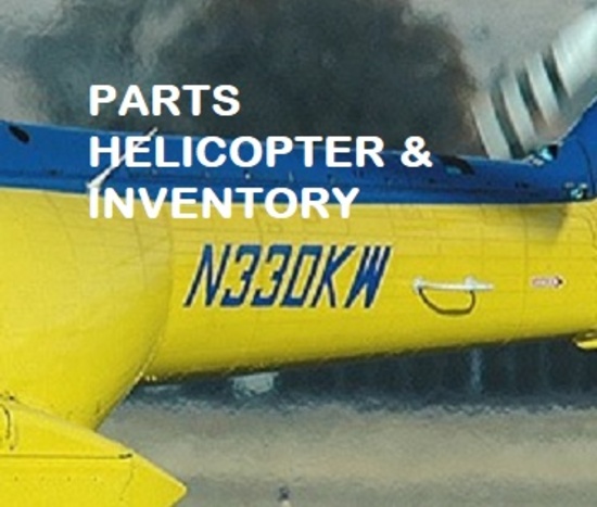 (1) PUMA SA-330J HELICOPTER N-330KW (PARTS HELICOPTER) 9,797 HRS TOTAL TIME, AND INVENTORY PACKAGE