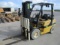 YALE MDL GLP060VXEVSE087 FORKLIFT, 6,000 LB, PROPANE, 18' MAST, SIDE SHIFT