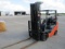 TOYOTA MDL 8FGCU25 FORKLIFT, 2,000 LB, PROPANE, 4-STAGE 25' MAST, SIDE SHIFT