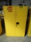 ULINE 45 GAL 2 DOOR FIRE PROOF CABINET