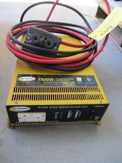 GO POWER 1500 WATT POWER INVERTER, DC TO AC