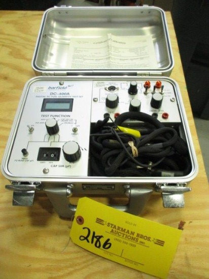 BARFIELD DC-400A DIGITAL DC FUEL QUANTITY TEST SET