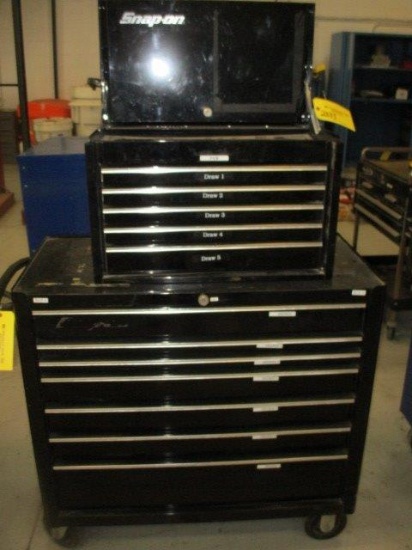 SNAP-ON 40'' 7 DRAWER BOTTOM BOX W/6 DRAWER TOP TOOL BOX