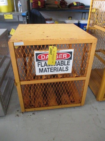 4 BOTTLE PROPANE STORAGE CAGE