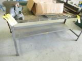 SHOP VICE & 6' METAL BENCH