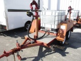 TYCO FIRE PRODUCT FIRE FIGHTING TRAILER W/250 GAL TANK