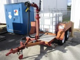 TYCO FIRE PRODUCT FIRE FIGHTING TRAILER W/250 GAL TANK