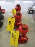 (3) BOTTLE JACKS, 8-TON
