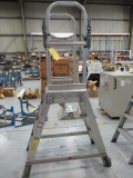 LOUISVILLE 4' DOUBLE SIDED ALUMINUM MAINTENANCE LADDER
