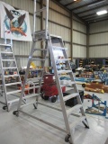 LOUISVILLE 8' DOUBLE SIDED ALUMINUM MAINTENANCE LADDER