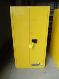 JUSTRITE 60 GAL 2 DOOR FIRE PROOF CABINET