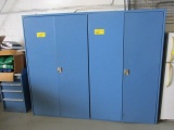 4-DOOR STORAGE CABINET W/DRAWERS