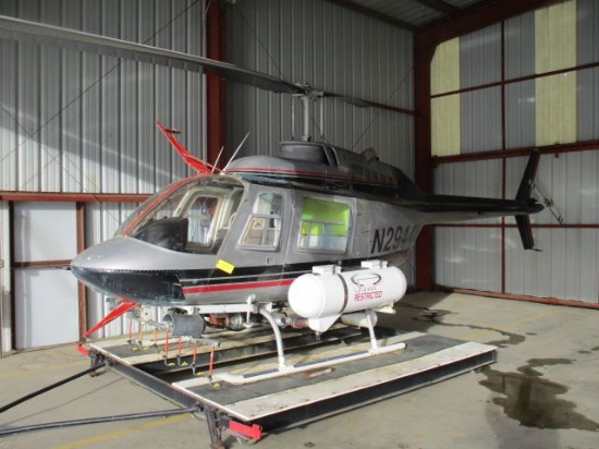 1971 BELL 206-B3 HELICOPTER N-2944W, 11,712 HRS. TOTAL TIME, ALLISON 250-C20B ENGINE, FDC AERO FILTE