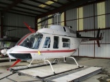1985 BELL 206 L-3 HELICOPTER N-601SJ, 11,666 HRS. TOTAL TIME, ALLISON 250-C30P ENGINE, HIGH SKID GEA