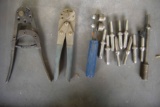 RIVET SETS & (2) RIVET CUTTERS