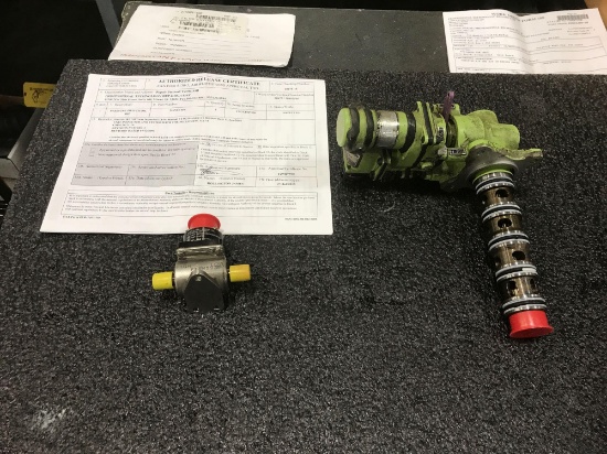 OIL PRESSURE SWITCH 21SN04-460 (INSPECTED) & BYPASS VALVE 732-18600-01 (UNSERVICABLE)