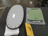 PRESSURE RELIEF DOOR 642-1026-503(NEW) & 737 FUEL PANEL 10-60031-72 (REPAIRED)