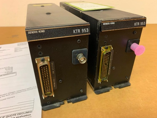 BENDIX/KING KTR-953 HF RECEIVER EXCITER (1) 064-1015-00, (1) 064-1015-01 (NEED REPAIR)
