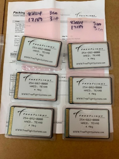 FREEFLIGHT DATABASE CARDS [PN: 83124] (NEW)