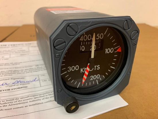 DHC-8 AEROSONIC AIRSPEED INDICATOR 21140-1134-2 [ALT: 8SC0109] (REPAIRED)