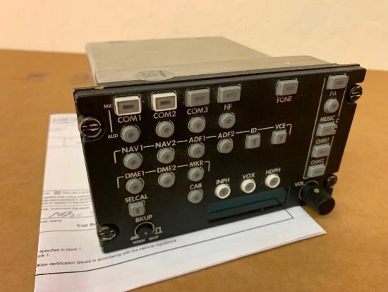 HONEYWELL AV-900 AUDIO CONTROL UNIT 7511900-98202 (REMOVED SERVICEABLE)