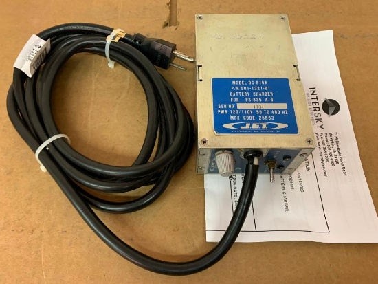 JET BC-815A BATTERY CHARGER 501-1321-01 (CALIBRATED)