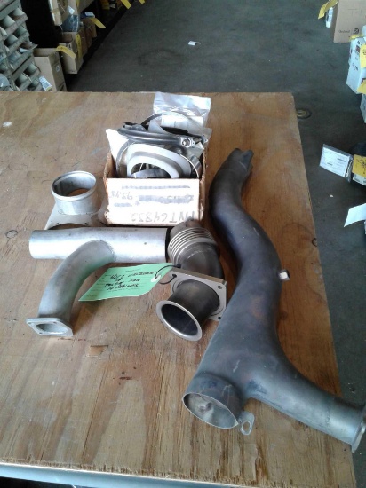 C-421 WASTEGATE PIPE, BEECH STACK 96-950002-7 & CLAMPS