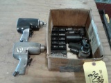 (2) IMPACT WRENCHES & SOCKETS
