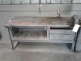 6' STEEL BENCH WITH VISE