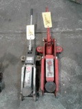 FLOOR JACKS (RED ONE NEEDS REPAIR)