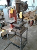 CRAFTSMAN DRILL PRESS & DRILL POWERED BAND SAW ON STAND