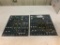 FALCON 50 SWITCH OVERLAY PANELS C4FP4613A05 (BOTH APPEAR NEW, NO PAPERWORK)