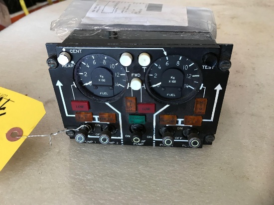 AS332 FUEL INDICATING PANEL 716-760-4 (REMOVED FROM TEAR DOWN)