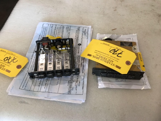 HUMS CONTROL PANELS 332A65-2721-00 (INSPECTED) & 2231321-2 (AS REMOVED)