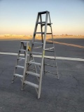 5' & 8' ALUMINUM STEP LADDERS