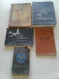 1945 BOMBARDIER FILE, AIR FORCE NAVIGATION, 1955 AIRCRAFT RECOGNITION, 1954 PILOT'S RADIO & 1943