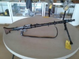 MAUSER MG-34 MACHINE GUN (THIS GUN HAS BEEN DEMILLED & HAS A STEEL BLOCK IN PLACE OF THE RECEIVER &