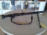 GERMAN MG-42 MACHINE GUN (THIS GUN HAS BEEN DEMILLED WITH A WELDED NON WORKING RECEIVER AND IS BEING