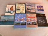 (8) FLYING CLIPPER, SPRUCE GOOSE & OTHER SEA PLANE BOOKS
