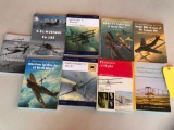 (8) BOOKS ON AVIATION HISTORY, MILITARTY & CIVILIAN