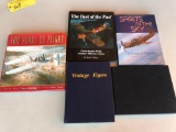 (5) BOOKS ON AVIATION HISTORY & MILITARYT AIRCRAFT
