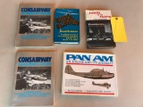 (5) BOOKS ON PANAM & CONSAIRWAY AIRLINES