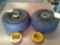 CUB WHEELS & BRAKES WITH USED S.C. TIRES