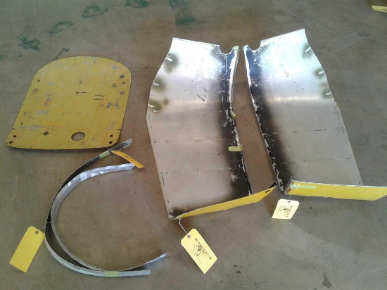 DISASSEMBLED CUB FIREWALL/BOOT COWL