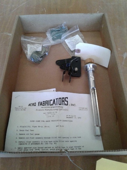 NEW AERO-FABRICATORS CLAMPS RB-15, RB-14, BRACE RB-16, FUEL SIGHT GAUGE & MISC