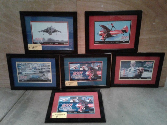 FRAMED OSHKOSH AIR VENTURES PICTURES 19" X 25"