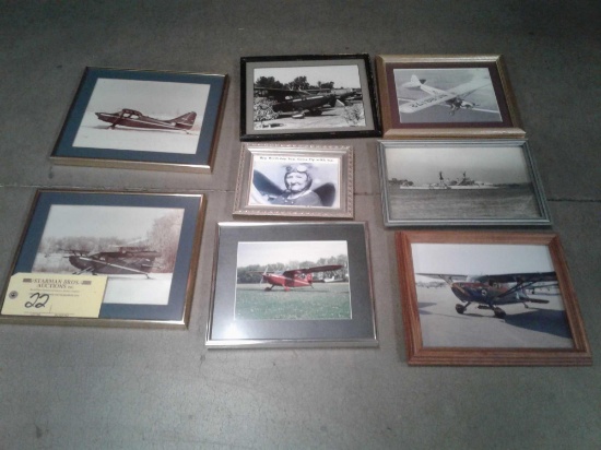 FRAMED PICTURES 10" X 12", 7" X 9" & 8" X 12"