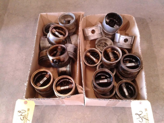 BOXES OF PISTONS